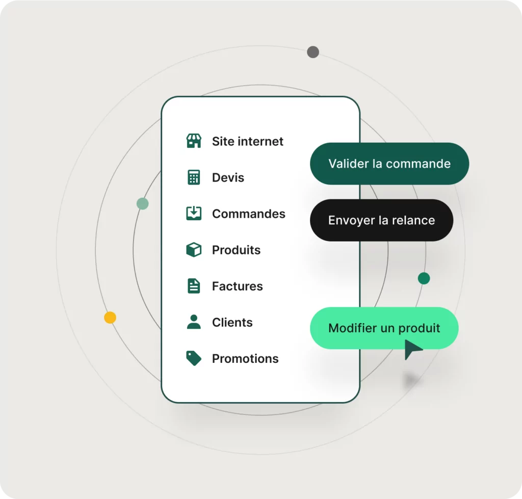 Processus de validation d'une commande reçue