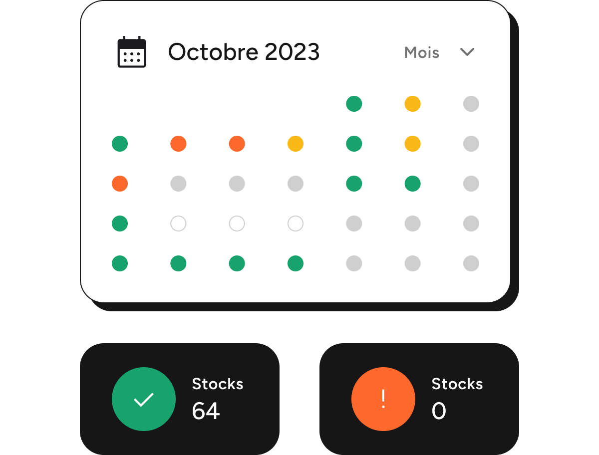 Utilisez Unipresta afin de gérer vos stocks sur les produits disponibles en location et votre calendrier en ligne
