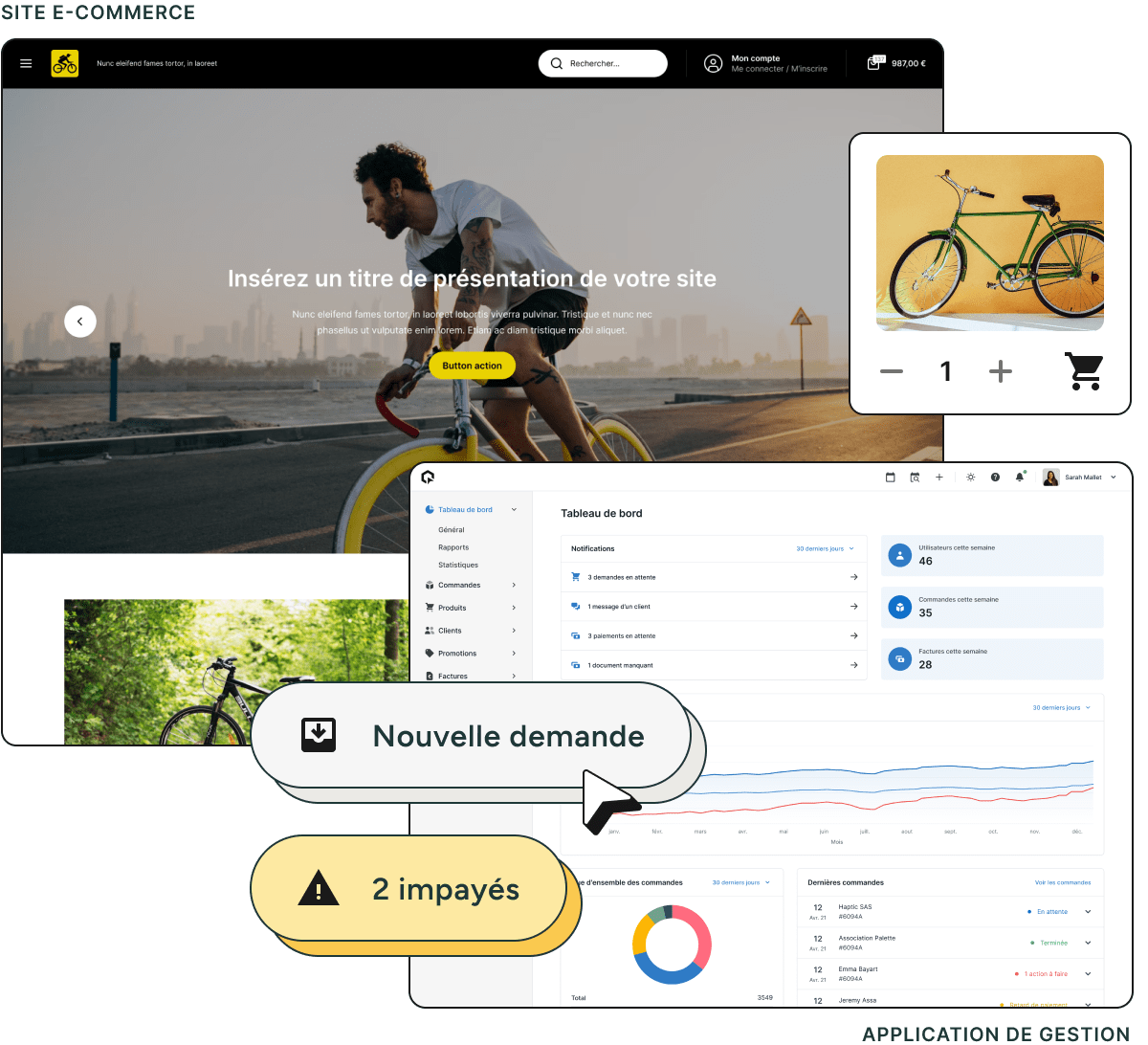 Unipresta - Application de gestion et boutique en ligne pour la location de vélos