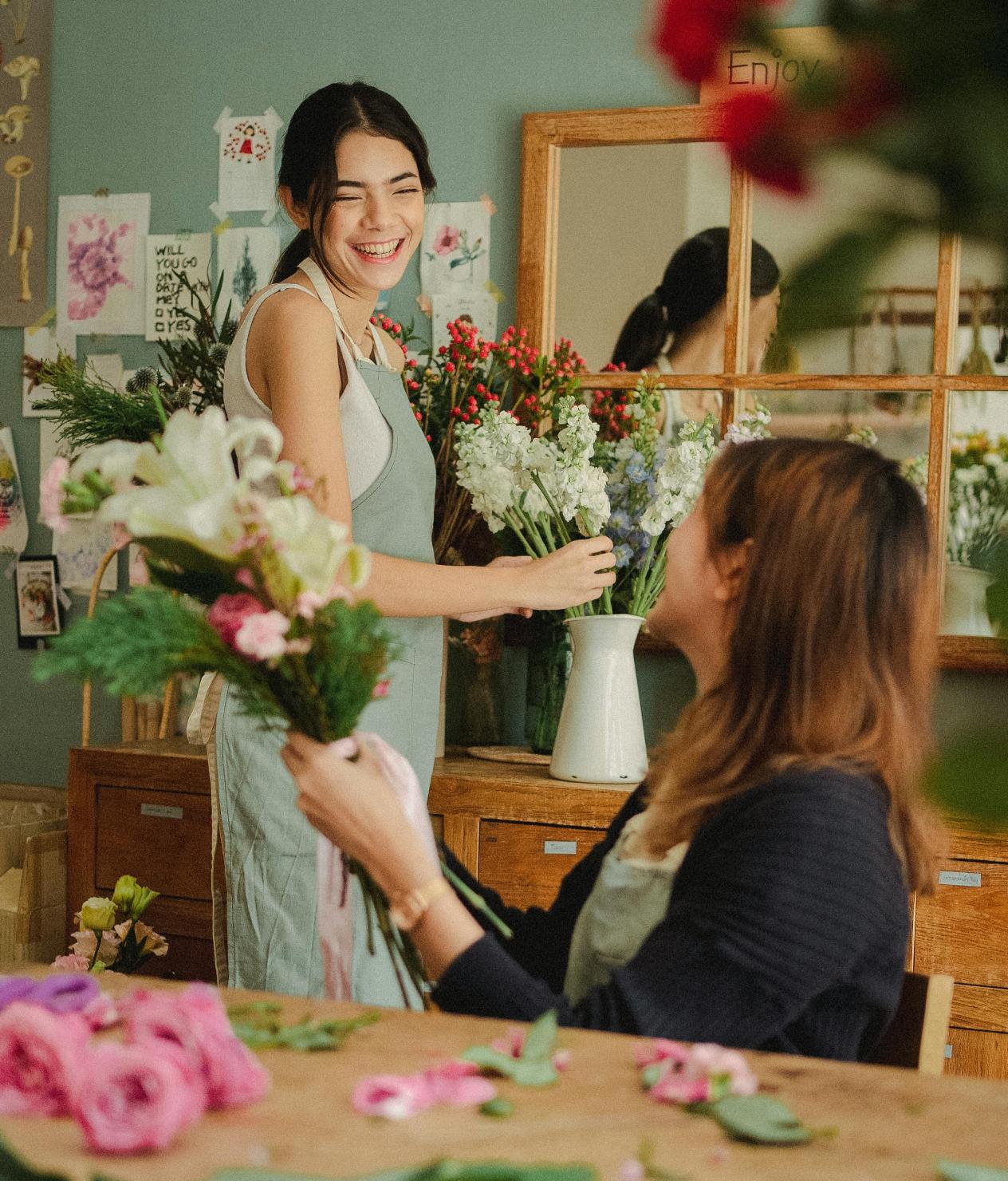 Image d'une fleuriste