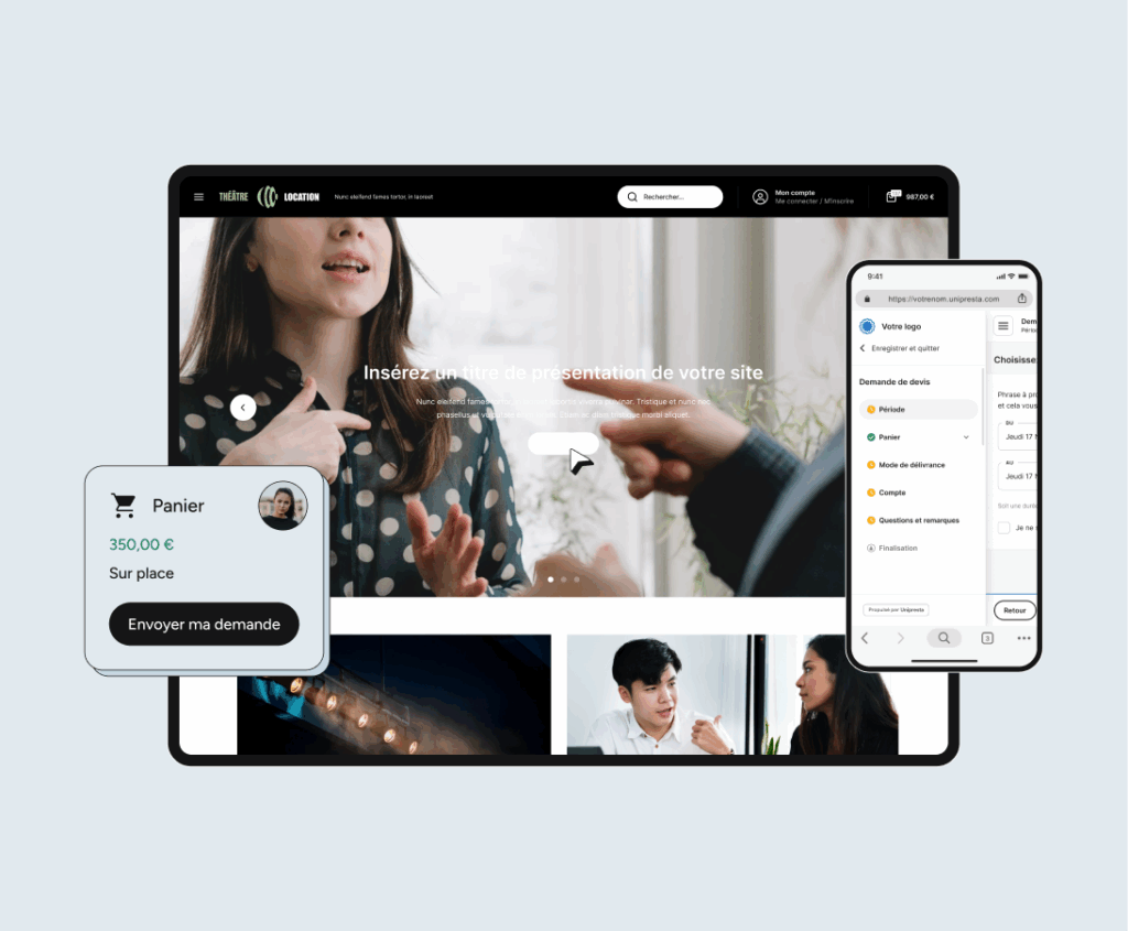Un site e-commerce optimisé pour les professeurs particuliers de théâtre
