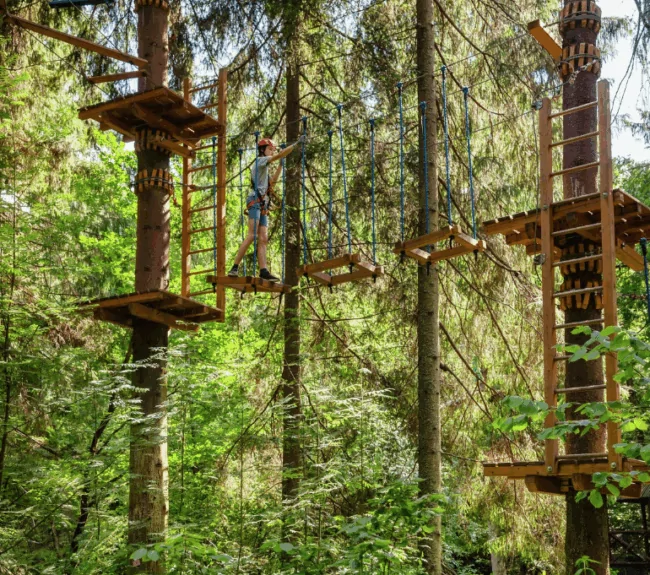 Site de démonstration pour parc d'attraction extérieur